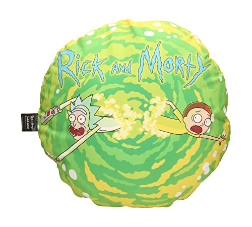 SD Toys Rundes Kissen mit Logo Rick und Morty, Vakuumverpackung von SD TOYS