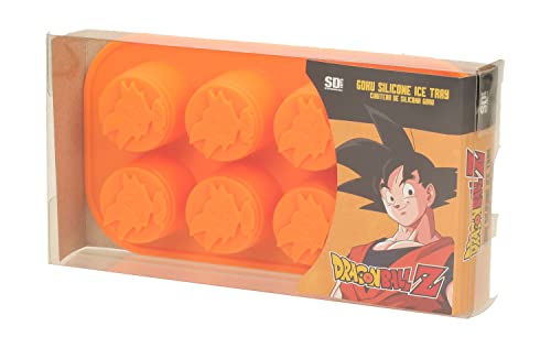 SD Toys Dragonball Z Silicone Ice Cube Tray Goku Geschirr, orange, Z894830 von SD TOYS