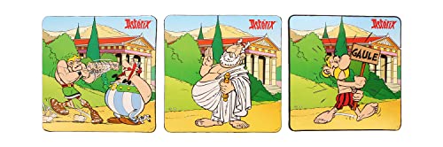 Asterix und Obelix Untersetzer -Set Olympic Games 6er Set, Bedruckt, beschichtet, aus Kork. von SD TOYS