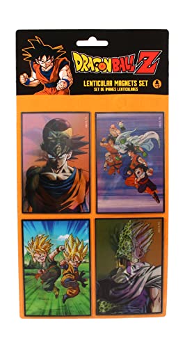 Set mit 4 Linsenmagneten, Dragon Ball Z von SD TOYS