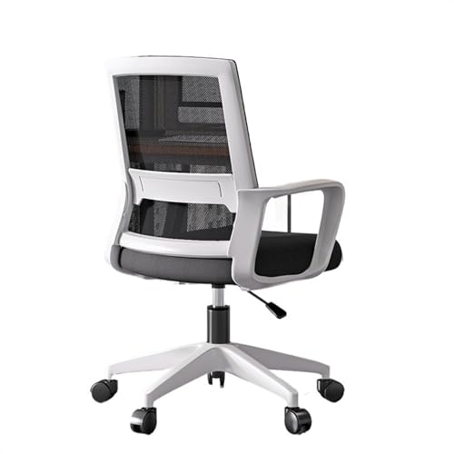 SDA287MZ Schreibtischstuhl Ergonomischer Bürostuhl mit Rollen, Netzrückenlehne, Drehstuhl, Schreibtischstuhl for Mann und Frau Ergonomischer(Schwarz) von SDA287MZ