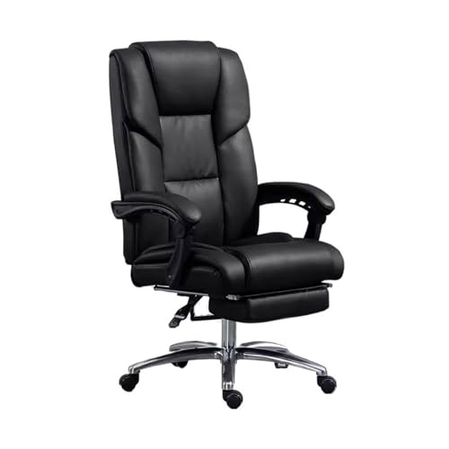 SDA287MZ Schreibtischstuhl Home-Studienstuhl mit hoher Rückenlehne, moderner Luxus-Drehstuhl, hochklappbarer Chefsessel, ergonomischer Sessel Ergonomischer(Schwarz) von SDA287MZ
