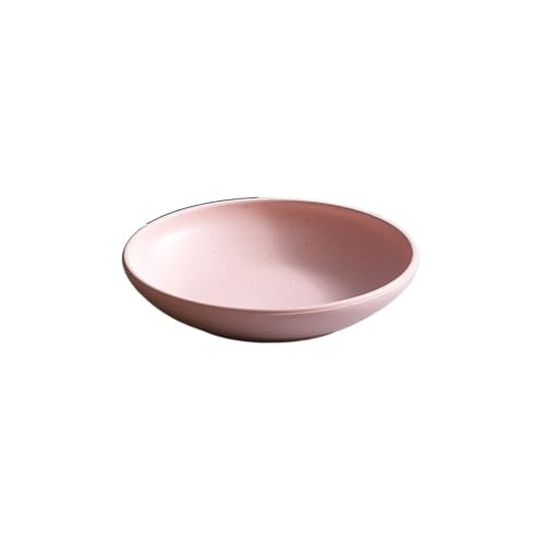 SDA287MZ Sojasauce Schälchen Blatt Runde Form Gewürz Gericht Küche Utensilien Geschirr Sauce Essig Schüssel Stücke Dip Schälchen(PINK) von SDA287MZ