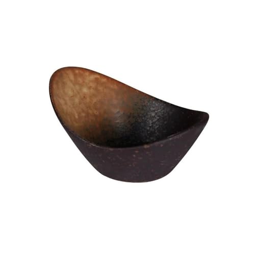 SDA287MZ Sojasauce Schälchen Gewürz Schüssel Sushi Platte Geschirr Steak Soße Boote Untertasse Gericht Conteiner Sojasauce Stücke Dip Schälchen(Bruin) von SDA287MZ