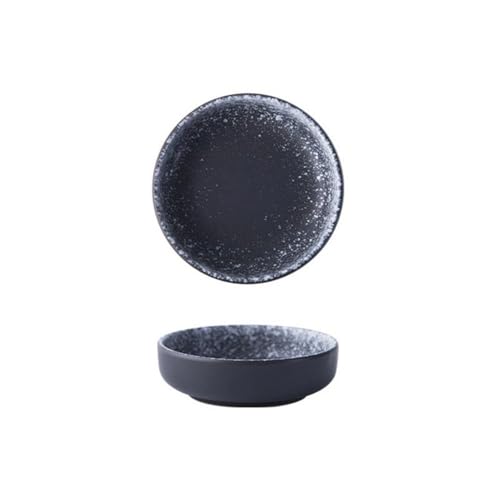 SDA287MZ Sojasauce Schälchen Kleine Vorspeisenteller aus Keramik – Dessertteller for Teepartys, Kuchen, EIS, Snacks Stücke Dip Schälchen von SDA287MZ