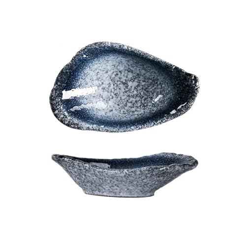 SDA287MZ Sojasauce Schälchen Sauce Gerichte Keramik Grill Dip Gerichte Obst Dessert Platten Küche Geschirr Stücke Dip Schälchen(Grigio) von SDA287MZ