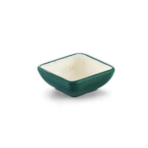 SDA287MZ Sojasauce Schälchen Saucenschale, Hot Pot Dip-Untertasse, Restaurant-Vorspeisenschale, Soja-Essig-Gewürzplatte for die Küche Stücke Dip Schälchen(Green) von SDA287MZ
