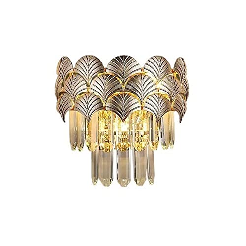 SDA287MZ Wandleuchten Wunderschöne dekorative Kristallwandlampe im europäischen Stil Innenbeleuchtung TV-Hintergrundwandlampe Metalllampenfassung Wandleuchten Innen von SDA287MZ