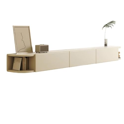 Tv Schrank Hängend 86,6" schwebender TV-Ständer zur Wandmontage, schwebendes Wandregal, schwebendes Entertainment-Center mit Lagerschrank, schwebende Wand-Medienkonsole for Wohnzimmer und Schlafzimmer Tv Schrank Hängend 86,6" schwebender TV-Ständer zur Wandmontage, schwebendes Wandregal, schwebendes Entertainment-Center mit Lagerschrank, schwebende Wand-Medienkonsole for Wohnzimmer und Schlafzimmer von SDA287MZ