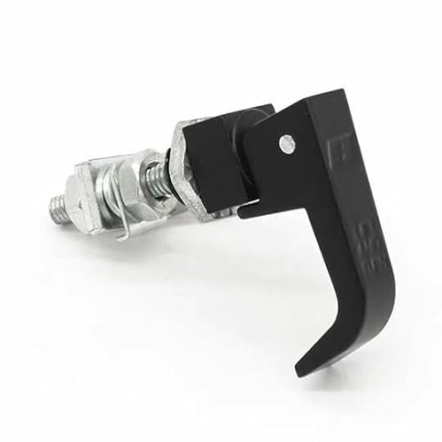 2er-Pack Hebe- und Dreh-Kompressionsverschlüsse – Verstellbare Griffverschlüsse aus Zinklegierung for Gehäuse, 2 Zoll Gewindedurchmesser, 0,6 Zoll Ausschnitt(Black) von SDAZHX