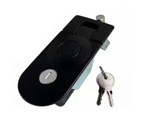 2er-Pack verstellbare Kompressionsriegel – Hebelschloss aus Zinklegierung for LKW-Werkzeugkästen, Bootsluken und Wohnmobilschränke(Black With Lock,35mm) von SDAZHX