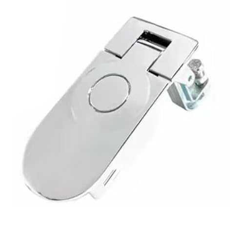 2er-Pack verstellbare Kompressionsriegel – Hebelschloss aus Zinklegierung for LKW-Werkzeugkästen, Bootsluken und Wohnmobilschränke(Silver Keyless,21mm) von SDAZHX