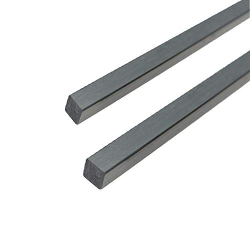 Quadratische Kohlefaserstäbe 500 mm (6 x 6 mm – 10 x 10 mm), hochfeste Strukturstäbe for RC-Modelle, 3D-Drucker, DIY-Projekte, 2er-Pack(8mmx8mm) von SDAZHX