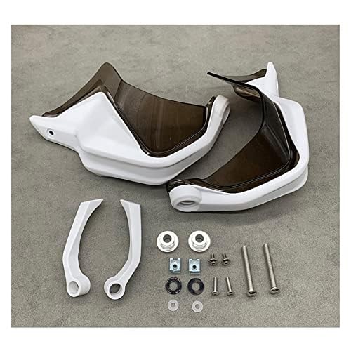 Für R1250GS R 1250 GS Für Abenteuer Für ADV 2018 2019 2020 2021 Motorrad Handschutz Hand Schild Schutz(‎White Smoke Set) von SDCDKLPEPT