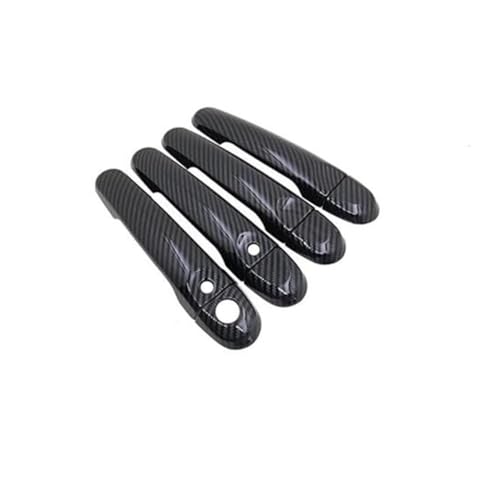 Griffverkleidung Auto Türgriff Abdeckung Zubehör Trim Für Nissan Für Note E12 & Für Versa 2013-2019(‎Carbon 2 Button) von SDCDKLPEPT