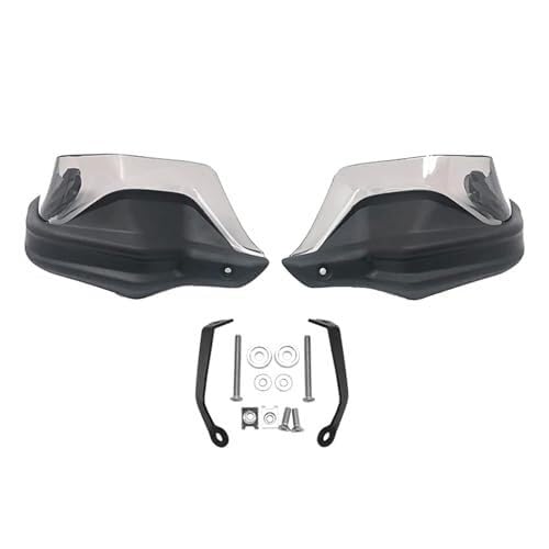 SDCDKLPEPT Für Cfmoto 800MT MT800 MT-800 MT 800 MT Motorrad 800MT Handprotektoren Schild Guards Windschutzscheibe Hand Wind Schutz(Black Grey Set) von SDCDKLPEPT