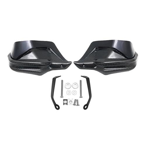 SDCDKLPEPT Für Cfmoto 800MT MT800 MT-800 MT 800 MT Motorrad 800MT Handprotektoren Schild Guards Windschutzscheibe Hand Wind Schutz(Carbon Black Set) von SDCDKLPEPT