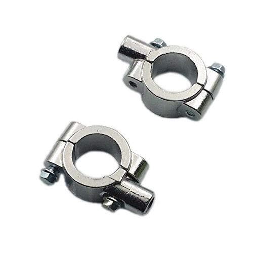 SDCDKLPEPT Für Dual für Sport für Dirt für Bike für ATV Off-Road Quad Custom Bike Motorrad 7/8 "22mm Lenker M8 8mm Spiegel Klemmen Halterung von SDCDKLPEPT
