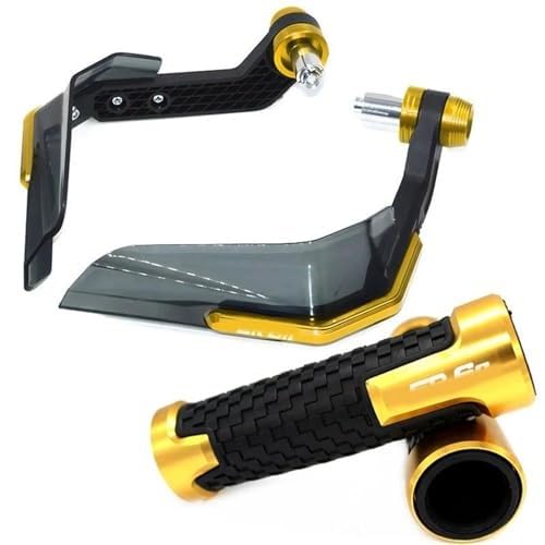 SDCDKLPEPT Für ER-6N ER6N ER 6N Motorrad Lenker Handschutz Schild Hand Guard Protector Windschutzscheibe(‎Yellow) von SDCDKLPEPT