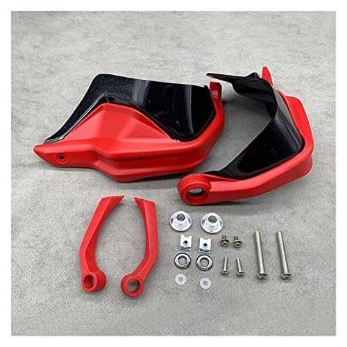 SDCDKLPEPT Für R1250GS R 1250 GS Für Abenteuer Für ADV 2018 2019 2020 2021 Motorrad Handschutz Hand Schild Schutz(‎Red Black Set) von SDCDKLPEPT