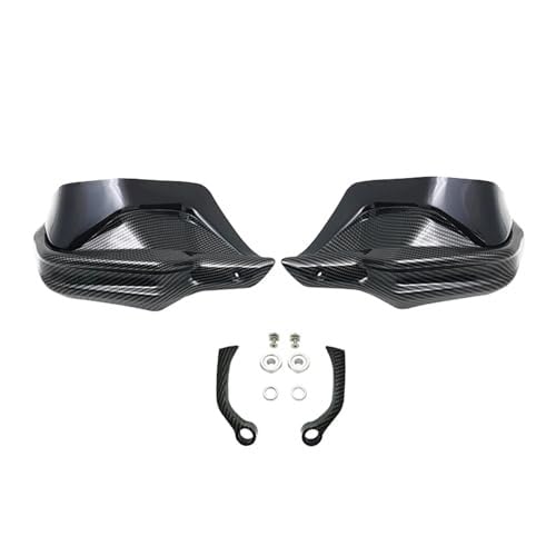 SDCDKLPEPT Für R1250GS R1200GS Windabweiser Schild Handprotektoren Handprotektoren Für ADV Für GSA F800GS Für Abenteuer S1000XR F850GS(Carbon Black Set) von SDCDKLPEPT