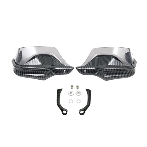 SDCDKLPEPT Für R1250GS R1200GS Windabweiser Schild Handprotektoren Handprotektoren Für ADV Für GSA F800GS Für Abenteuer S1000XR F850GS(Carbon Grey Set) von SDCDKLPEPT