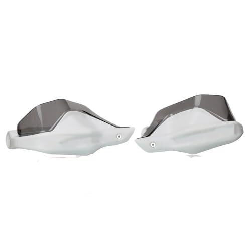 SDCDKLPEPT Für S1000XR Für S100 XR 2016 2017 2018 2019 2020 2021 2022 2023 Motorrad Lenker Hand Guards Windschutzscheibe Schild(White and Gray) von SDCDKLPEPT
