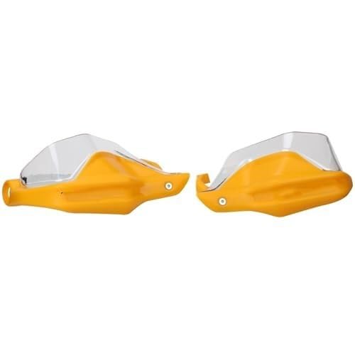 SDCDKLPEPT Für S1000XR Für S100 XR 2016 2017 2018 2019 2020 2021 2022 2023 Motorrad Lenker Hand Guards Windschutzscheibe Schild(Yellow transparent) von SDCDKLPEPT