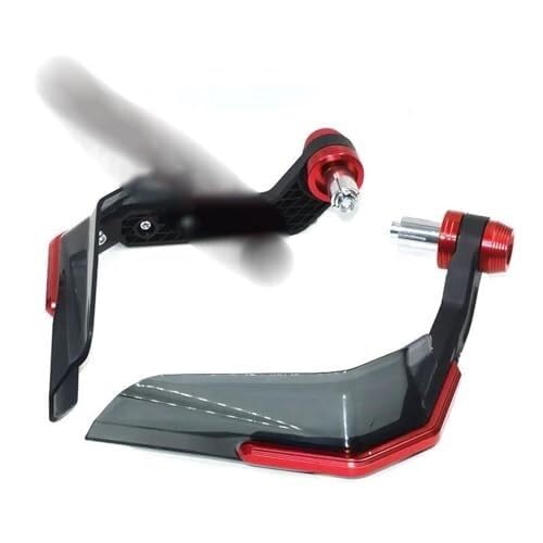SDCDKLPEPT Für Suzuki Für GSF 250 600 600S 650 650S 650N 1200 1250 Bandit 650S Motorrad Handschutz Schild Hand Schutz Schutz Windschutzscheibe(No Logo Red) von SDCDKLPEPT