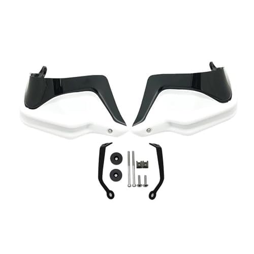 SDCDKLPEPT Für TRANSALP750 XL750 Für TRANSALP 750 XL 750 Motorrad Hand Schutz Motorrad Handprotektoren Schild Wachen Windschutzscheibe Hand Wind(‎White Set) von SDCDKLPEPT