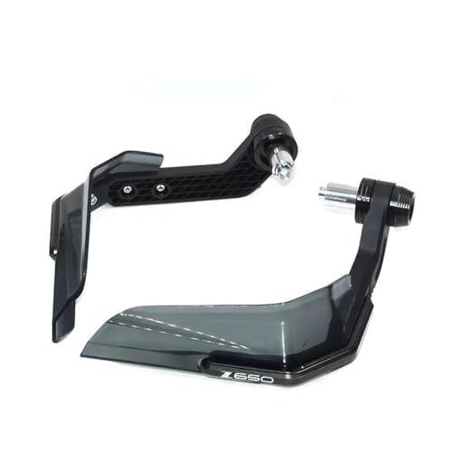 SDCDKLPEPT Für Z650 Z650RS Z 650 650RS 7/8 ''22MM Motorrad Handschutz Hand Schild Schutz Windschutzscheibe Motorrad Hand Schutz(Black) von SDCDKLPEPT