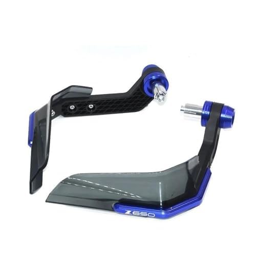 SDCDKLPEPT Für Z650 Z650RS Z 650 650RS 7/8 ''22MM Motorrad Handschutz Hand Schild Schutz Windschutzscheibe Motorrad Hand Schutz(Blue) von SDCDKLPEPT