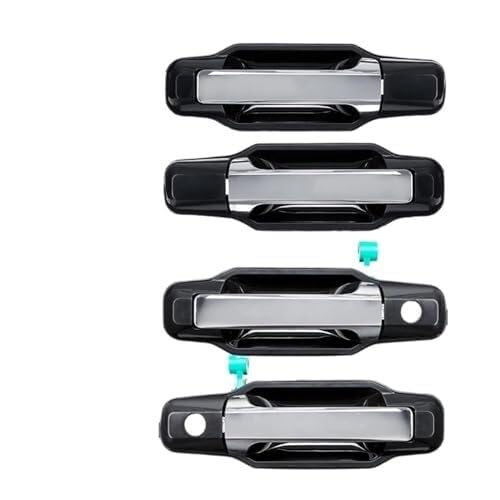 SDCDKLPEPT Griffverkleidung Äußere Türgriff Für Kia Für Sorento 2003-2009 Vorne Hinten Links/Rechts ABS LHD 826503E021 836603E021(‎1 Set Chrome) von SDCDKLPEPT