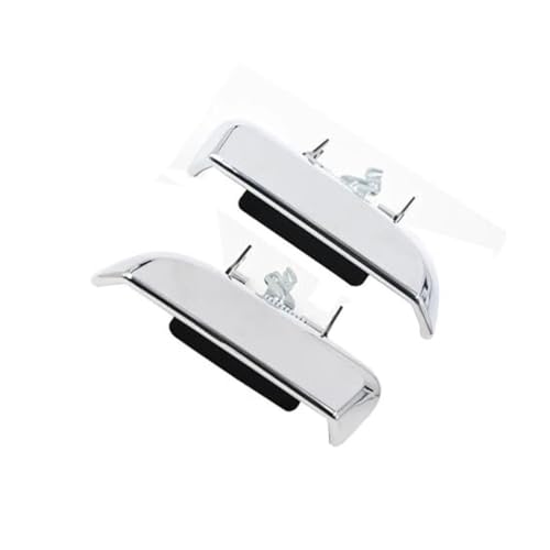 SDCDKLPEPT Griffverkleidung Äußere Türgriff Für Nissan Für Pathfinder R51 2005-2013 Links/Rechts Hinten Tür Schwarz/Chrom Auto Außen(‎Silver Left Right) von SDCDKLPEPT