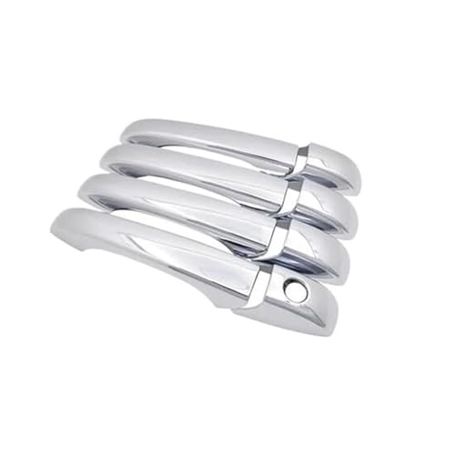 SDCDKLPEPT Griffverkleidung Äußere Türgriffabdeckung Für Chrysler 300/300C MK1 2005-2010 Auto-Außenzubehör-Aufkleberverkleidung(‎4handle 1 Keyhole) von SDCDKLPEPT