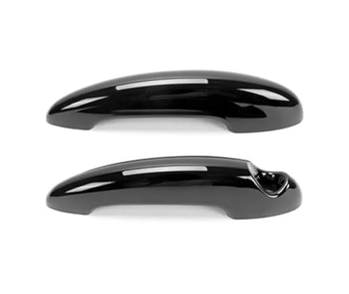 SDCDKLPEPT Griffverkleidung Äußere Türgriffabdeckung Für Mini Für Cooper S R50-R57, Schwarzer Carbon-Look, Auto-Außenverkleidungsschutz(‎Black) von SDCDKLPEPT