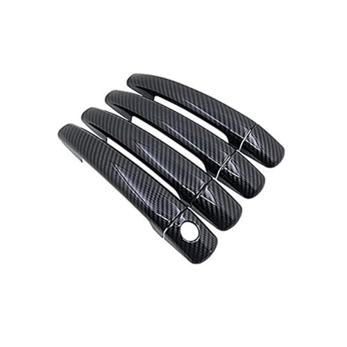 SDCDKLPEPT Griffverkleidung Carbon Fiber Auto Außentür Griff Abdeckung Set Trim Protector Für Citroen Für Berlingo 2008-2018 von SDCDKLPEPT