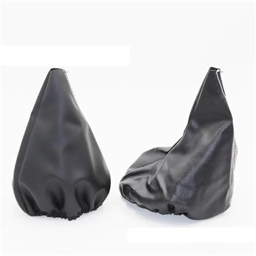 SDCDKLPEPT Schaltknäufe Für 3er E36 E46 E39 Schalthebelmanschette Handbremsgriffe Auto Anti-Rutsch-Parkhandbremsmanschette und 5-Gang-Schaltknauf(‎Gear Handbrake Boot) von SDCDKLPEPT