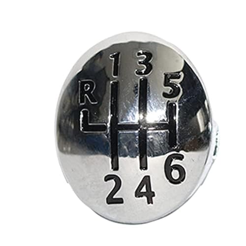 SDCDKLPEPT Schaltknäufe Für Clio Für Twingo Für Scenic Für Megane II 1996 1997 1998 1999 2000-2011 5/6 Gang Schaltknauf stick Abzeichen Emblem Trim Cap Abdeckung(‎R1234562) von SDCDKLPEPT