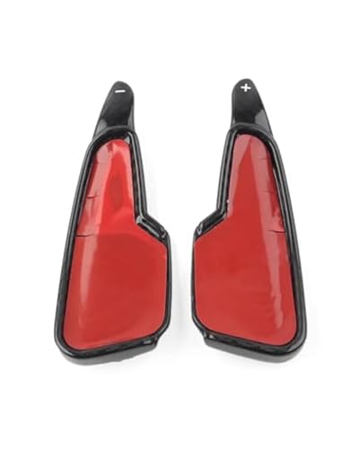 SDCDKLPEPT Schaltknäufe Für Corvette Für C8 2020 2021 2022, 1 Paar Carbon Fiber Auto Lenkrad Schaltwippenverlängerung Schaltwippenverlängerung(Forged Pattern) von SDCDKLPEPT