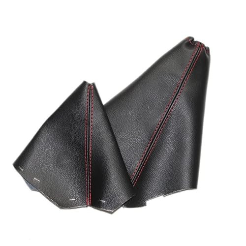 SDCDKLPEPT Schaltknäufe Für Land Für Rover Für Freelander 2 2008 2009 2010 2011 2012 2013 Getriebe Auto Schaltknauf Parkplatz Handbremse gamasche Boot Abdeckung(‎Red Line) von SDCDKLPEPT