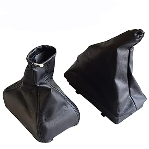SDCDKLPEPT Schaltknäufe Für OPEL Für Corsa C Schaltknauf Leder Gamasche Boot Abdeckung Handbremse Staub Abdeckung Fall(‎Gear Gaiter Set) von SDCDKLPEPT