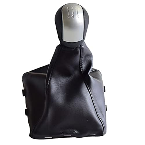 SDCDKLPEPT Schaltknäufe Für Opel Für Vectra C 2002 2003 2004 2005 Auto Schaltknauf Kopf Chrom Leder Auto Shift Schaltknauf Hebel Gaitor Boot Cove(‎5-r-ms-boot) von SDCDKLPEPT