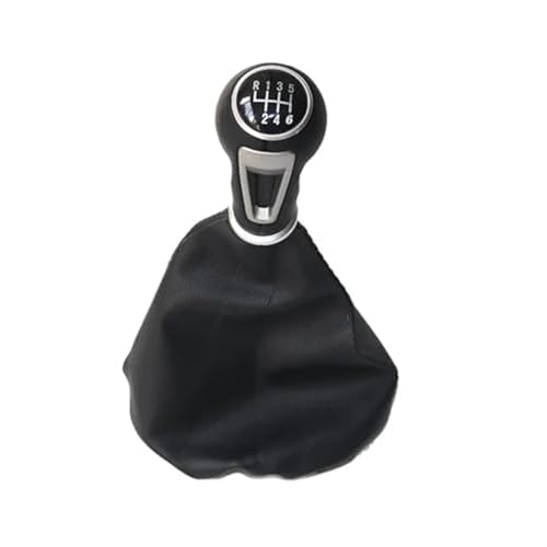 SDCDKLPEPT Schaltknäufe Für SEAT für Ibiza IV Auto Schaltknauf Hebel Stick Gamasche Boot Abdeckung Kragen Leder 5 Geschwindigkeit Schaltknauf(‎6 Speed Set) von SDCDKLPEPT