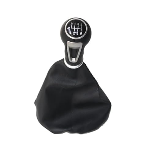 SDCDKLPEPT Schaltknäufe Für SEAT für Ibiza Schaltknauf Hebel Stick Gamasche Boot Abdeckung Kragen Leder 5 Geschwindigkeit Schaltknauf(‎6 Speed Set) von SDCDKLPEPT