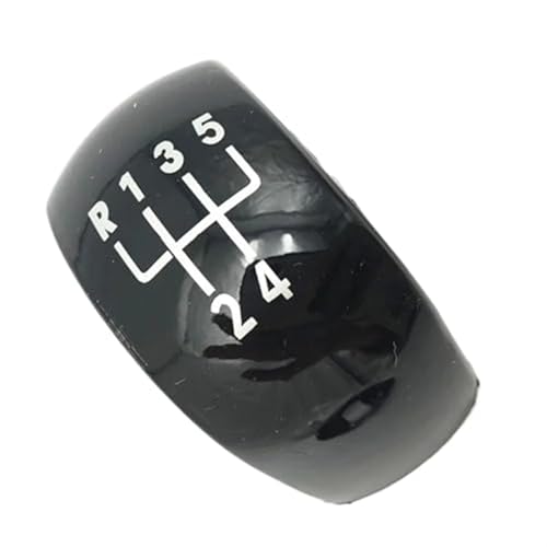 SDCDKLPEPT Schaltknäufe Für Skoda Für Octavia MK2 II (04-08) II FL (08-11) auto Styling Schaltknauf Kappe Emblem Abzeichen Abdeckung Hebel Stick Stift(‎5 Speed Black) von SDCDKLPEPT