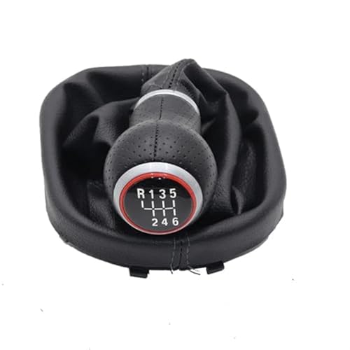 SDCDKLPEPT Schaltknäufe Für VW Für Touran Für MK2 2003 2004 2005 2006 2007 2008 2009 2010 5/6 geschwindigkeit Auto Shift schaltknauf Hebel Gaitor Boot Abdeckung(‎6 Speed Type 2) von SDCDKLPEPT