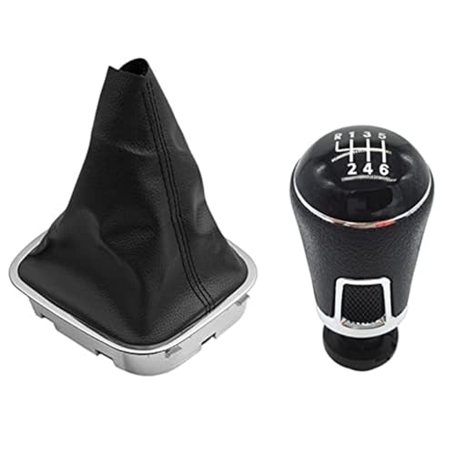 SDCDKLPEPT Schaltknäufe Für VW für POLO 6C 2011 2012 2013 2014 2015 2016 2017 2018 2019 5/6 Geschwindigkeit Auto Schaltknauf Hebel Gaitor Kofferraumabdeckung(‎6 Speed Case) von SDCDKLPEPT