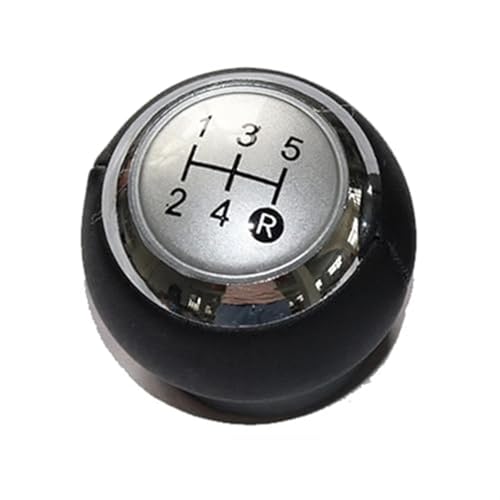 Schaltknäufe Für Toyota für AURIS 2007 2008 2009 2010 2011 5/6 Geschwindigkeit Auto Shift Schaltknauf Hebel Gaitor Boot Abdeckung 5 Speed ​​Shifter Knob(‎5 Speed Silver Knob) von SDCDKLPEPT