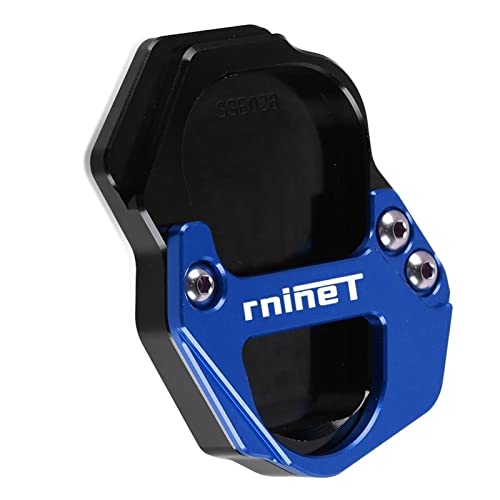 SDCVRE Für BMW R NineT 5 Pure Racer Scrambler Urban G/S RNINET Motorrad CNC Ständer Fuß Seitenständer Verlängerung Pad Stützplatte Vergrößern Ständer (Color : Blue) von SDCVRE